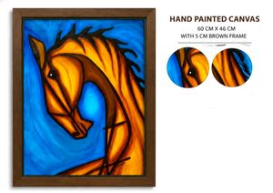 Running Horse Wall Art Painting