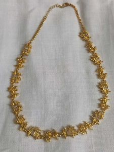 Gold Tone Statement Necklace