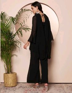 Elegant Black Kurta Set with Dupatta