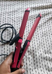 Nova 2in 1 Ceramic Hair straightener and curler