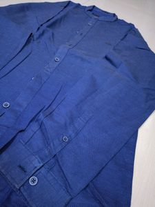 Denim Colour Cotton Shirt