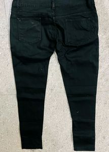 Black Non Denim Pants For Girls