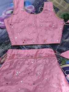 Sparkling Pink Lehenga Choli Set