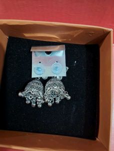 cute butterfly silver designer earrings