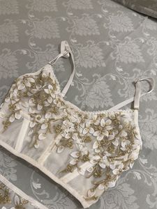 sexy lace bralette and panty set