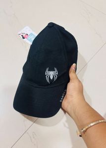 Spider-Man Themed Black Baseball Cap