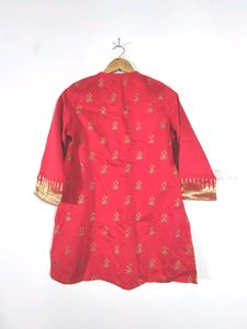 Red Printed Tunic (Women's)