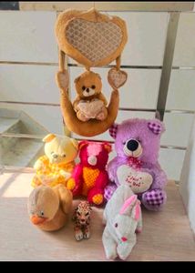 Assorted Plush Toys Set of 7