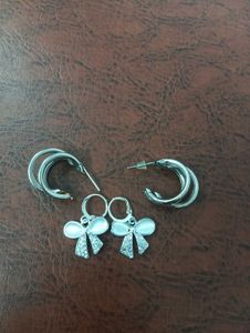 Chic Bow Earrings Set