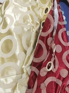 Retro Ring Pattern Curtains