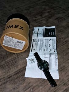 Timex Black Metal Watch