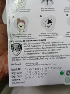 Dr. Rashel Blackhead Removal Nose Strips