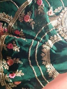 New Sharara Suiting Green Colour