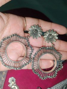 Boho Ethnic Jhumka Earrings