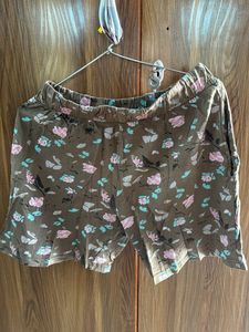 Floral Print Comfortable Shorts