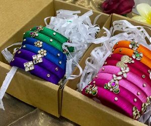 beautiful silk thread Bangles