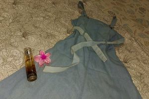 Denim Sundress with Belt