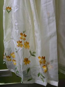 Hand painted floral frock
