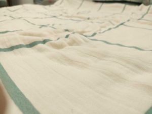 checked double cotton fabric