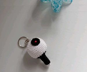 💜 BTS ARMY Bomb Crochet Keychain