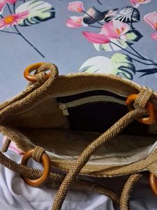 Boho Woven Crossbody jute Bag