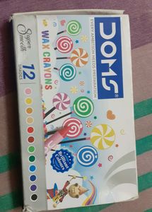 DOMS Coloring Crayons