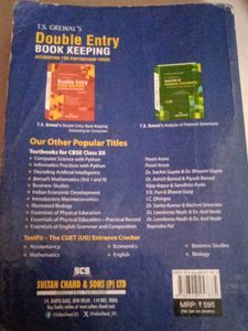 T.S. Grewal's Double Entry Book Keeping Vol 1,2.3