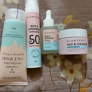 Glamveda Rice &amp; Ceramide Skincare Set