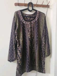 Printed Ethnic  short Kurta