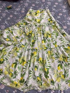 printed skirt and top new notag