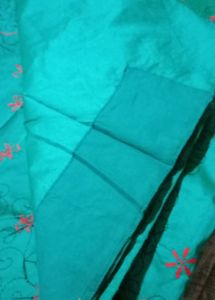 Green Embroidered Palazzo Pants