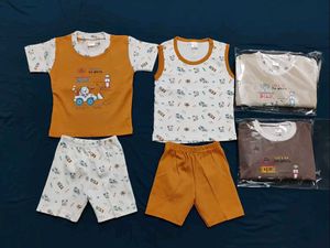 Cute Baby Animal Print Sleepwear Set
