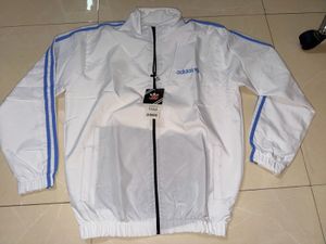 Adidas White Track Jacket
