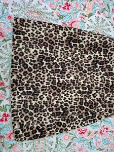 Animal Print Mini Skirt