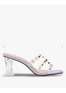Chic Lavender Studded Heels
