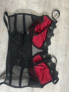 Lace &amp; Velvet Bralette