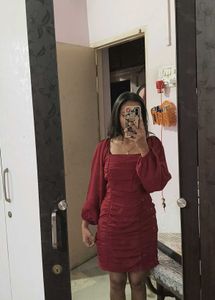Chic Ruched Mini Dress