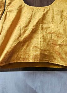 Yellow Embroidered Blouse