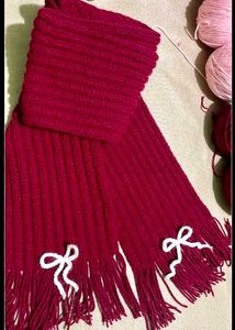 Red Anime Inspired Mikasa Scarf