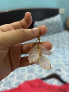 Floral Petal Drop Earrings
