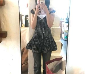 y2k Polka Dot Mini Dress