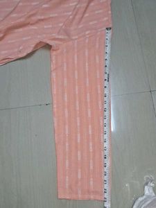 Men's Peach Kurta