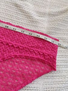 victoria's secret Vibrant Pink Lace Briefs
