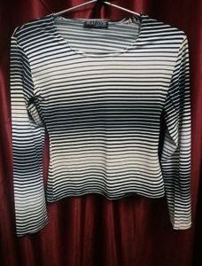 Striped Long Sleeve Top