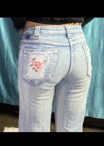 y2k low rise bootcut jeans