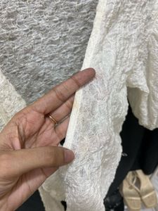 Textured Wrap Top
