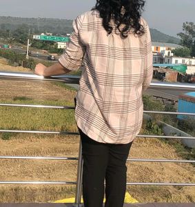 Checkered Oversized Shirt
