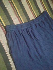 Navy Blue Casual Skirt