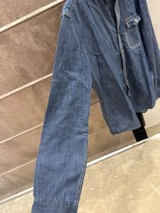 Flying Machine Blue Chinese Collar Shirt