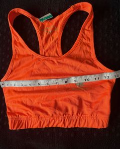 Beverly Hills Polo Club Orange Sports Bra
